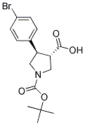 BOC-(TRANS)-4-(4-BROMO-PHENYL)-PYRROLIDINE-3-CARBOXYLIC ACID CAS#: 1217829-96-3