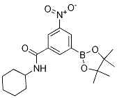 BenzaMide, N-cyclohexyl-3-nitro-5-(4,4,5,5-tetraMethyl-1,3,2-dioxaborolan-2-yl)- CAS#: 1309978-67-3