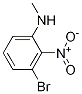 BenzenaMine, 3-broMo-N-Methyl-2-nitro- CAS#: 1150617-53-0