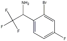 Benzenemethanamine, 2-bromo-4-fluoro-.alpha.-(trifluoromethyl)- CAS#: 1086599-71-4