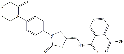 Benzoic acid, 2-[[[[(5S)-2-oxo-3-[4-(3-oxo-4-Morpholinyl)phenyl]-5-oxazolidinyl]Methyl]aMino]carbonyl]- CAS#: 1365267-37-3