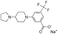 Benzoic acid, 3-(4-(pyrrolidin-1-yl)piperidin-1-yl)-5-(trifluoroMethyl)-, sodiuM salt CAS#: 1201593-03-4