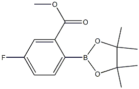 Benzoic acid, 5-fluoro-2-(4,4,5,5-tetraMethyl-1,3,2-dioxaborolan-2-yl)-, Methyl ester CAS#: 1293284-58-8