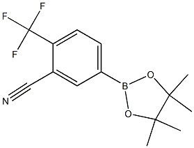 Benzonitrile, 5-(4,4,5,5-tetraMethyl-1,3,2-dioxaborolan-2-yl)-2-(trifluoroMethyl)- CAS#: 1220219-14-6