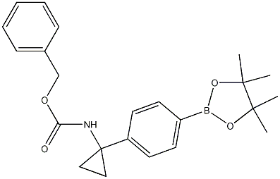Benzyl 1-(4-(4,4,5,5-tetramethyl-1,3,2-dioxaborolan-2-yl)phenyl)cyclopropylcarbamate CAS#: 1256359-24-6