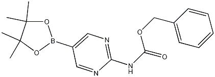 Benzyl 5-(4,4,5,5-tetramethyl-1,3,2-dioxaborolan-2-yl)pyrimidin-2-ylcarbamate CAS#: 1256359-98-4