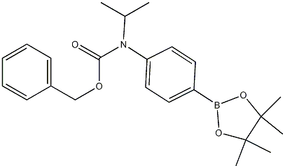 Benzyl isopropyl(4-(4,4,5,5-tetramethyl-1,3,2-dioxaborolan-2-yl)phenyl)carbamate CAS#: 1256360-23-2