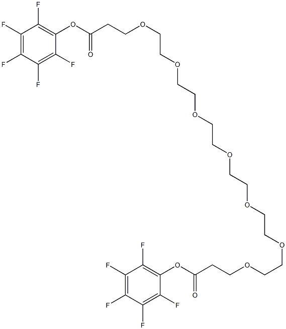 Bis-PEG7-PFP ester CAS#: 1334170-01-2