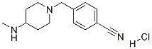 4-(4-MethylaMino-piperidin-1-ylMethyl)-benzonitrilehydrochloride CAS#: 1353977-13-5