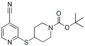 4-(4-Cyano-pyridin-2-ylsulfanyl)-piperidine-1-carboxylic acid tert-butyl ester CAS#: 1353966-79-6