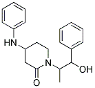 1-(2-HYDROXY-1-METHYL-2-PHENYL-ETHYL)-4-PHENYLAMINO-PIPERIDIN-2-ONE CAS#: 1217792-12-5