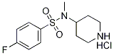 4-Fluoro-N-Methyl-N-piperidin-4-yl-benzenesulfonaMide hydro、chloride CAS#: 1353958-85-6
