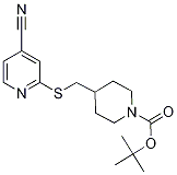4-(4-Cyano-pyridin-2-ylsulfanylMethyl)-piperidine-1-carboxylic acid tert-butyl ester CAS#: 1353958-91-4