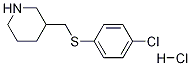 3-(4-Chloro-phenylsulfanylMethyl)-piperidinehydrochloride CAS#: 1211461-94-7