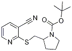 2- (3-Cyano-pyridin-2-ylsulfanylMethyl) -pyrrolidine-1-carboxylic acid tert-butyl ester CAS#: 1353978-84-3