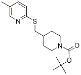 4-(5-Methyl-pyridin-2-ylsulfanylMethyl)-piperidine-1-carboxylic acid tert-butyl ester CAS#: 1353967-09-5