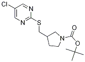 3-(5-Chloro-pyriMidin-2-ylsulfanylMethyl)-pyrrolidine-1-carboxylic acid tert-butyl ester CAS#: 1353972-20-9