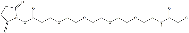 Chloroacetamido-PEG4-NHS ester CAS#: 1353011-95-6