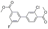 DiMethyl 3-chloro-3'-fluorobiphenyl-4,5'-dicarboxylate CAS#: 1381944-21-3