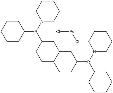 Dichlorobis(dicyclohexyl-1-piperidinylphosphine)palladium(II) CAS#: 1227935-55-8