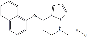 Duloxetine Related Compound F (10 mg) ((S)-N-Methyl-3-(naphthalen-1-yloxy)-3-(thiophen-3-yl)propan-1-amine hydrochloride) CAS#: 1104890-90-5