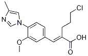 (E)-5-chloro-2-(3-Methoxy-4-(4-Methyl-1H-iMidazol-1-yl)benzylidene)pentanoic acid CAS#: 1225232-41-6
