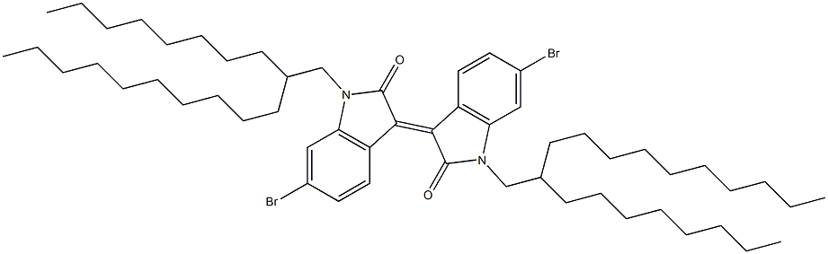 (E)-6-bromo-3-(6-bromo-1-(2-octyldodecyl)-2-oxoindolin-3-ylidene)-1-(2-octyldodecyl)indolin-2-one CAS#: 1375101-06-6