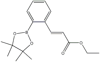 (E)-Ethyl 3-(2-(4,4,5,5-tetramethyl-1,3,2-dioxaborolan-2-yl)phenyl)acrylate CAS#: 1132669-74-9