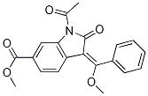 (E)-Methyl 1-acetyl-3-(Methoxy(phenyl)Methylene)-2-oxoindoline-6-carboxylate CAS#: 1168152-07-5