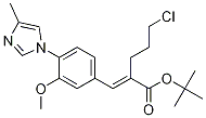 (E)-tert-butyl 5-chloro-2-(3-Methoxy-4-(4-Methyl-1H-iMidazol-1-yl)benzylidene)pentanoate CAS#: 1225232-42-7