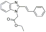 ETHYL 2-(2-STYRYL-1H-1,3-BENZIMIDAZOL-1-YL)ACETATE CAS#: 1190919-79-9