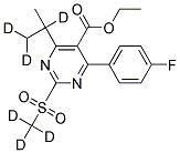 ETHYL 4-(4-FLUOROPHENYL)-6-ISOPROPYL-2-(METHYLSULFONYL)PYRIMIDINE-5-CARBOXYLATE-D6 CAS#: 1185128-49-7