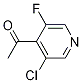 Ethanone, 1-(3-chloro-5-fluoro-4-pyridinyl)- CAS#: 1256834-96-4