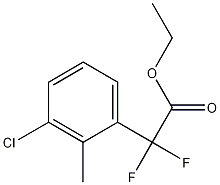Ethyl 2-(3-chloro-2-methylphenyl)-2,2-difluoroacetate CAS#: 1215205-45-0