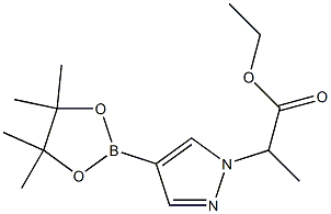 Ethyl 2-(4-(4,4,5,5-tetramethyl-1,3,2-dioxaborolan-2-yl)-1H-pyrazol-1-yl)propanoate CAS#: 1220968-24-0