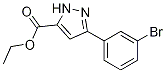 Ethyl 3-(3-bromophenyl)-1H-pyrazole-5-carboxylate CAS#: 1326811-82-8
