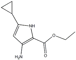 Ethyl 3-amino-5-cyclopropyl-1H-pyrrole-2-carboxylate CAS#: 1194374-56-5