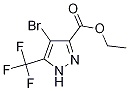 Ethyl 4-bromo-5-(trifluoromethyl)-1H-pyrazole-3-carboxylate CAS#: 1240278-21-0