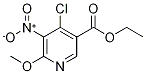Ethyl 4-chloro-6-methoxy-5-nitropyridine-3-carboxylate CAS#: 1210835-76-9