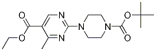 Ethyl2-(4-(tert-butoxycarbonyl)piperazin-1-yl)-4-methylpyrimidine-5-carboxylate CAS#: 1150163-72-6