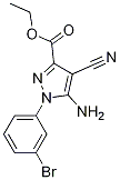 Ethyl5-amino-1-(3-bromophenyl)-4-cyanopyrazole-3-carboxylate CAS#: 1150163-94-2