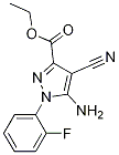 Ethyl5-amino-4-cyano-1-(2-fluorophenyl)pyrazole-3-carboxylate CAS#: 1150164-20-7