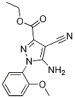 Ethyl5-amino-4-cyano-1-(2-methoxyphenyl)pyrazole-3-carboxylate CAS#: 1150164-62-7