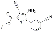 Ethyl5-amino-4-cyano-1-(3-cyanophenyl)pyrazole-3-carboxylate CAS#: 1150164-56-9