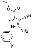 Ethyl5-amino-4-cyano-1-(3-fluorophenyl)pyrazole-3-carboxylate CAS#: 1150164-17-2