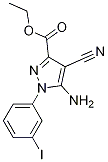 Ethyl5-amino-4-cyano-1-(3-iodophenyl)pyrazole-3-carboxylate CAS#: 1150164-66-1
