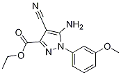 Ethyl5-amino-4-cyano-1-(3-methoxyphenyl)pyrazole-3-carboxylate CAS#: 1150164-14-9