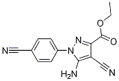 Ethyl5-amino-4-cyano-1-(4-cyanophenyl)pyrazole-3-carboxylate CAS#: 1150164-60-5