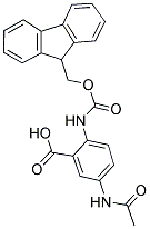 FMOC-5-ACETAMIDO-2-AMINOBENZOIC ACID CAS#: 1185296-79-0