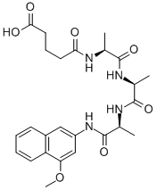 GLUT-ALA-ALA-ALA-4-METHOXY-2-NAPHTHYLAMINE CAS#: 70996-04-2